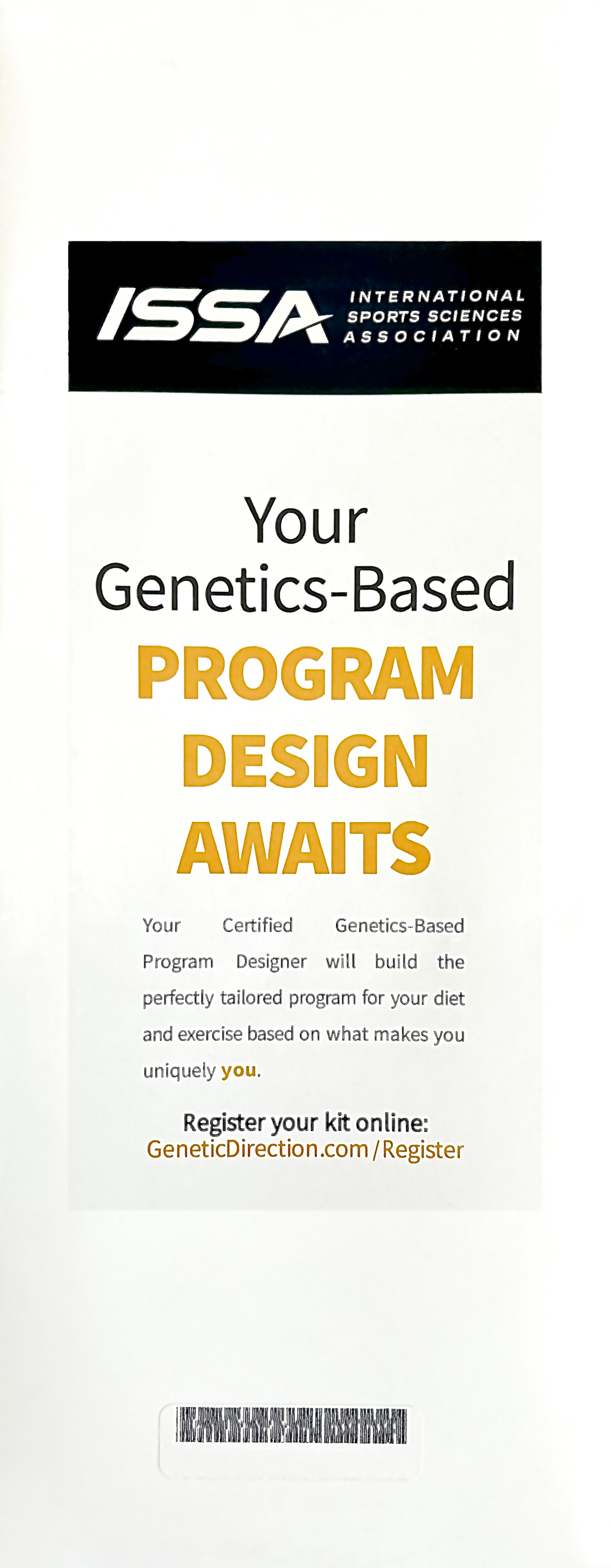 Genetic Test Kit & Report